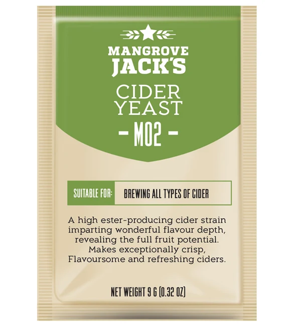 Дрожжи для сидра Mangrove Jack's М02, 9 г